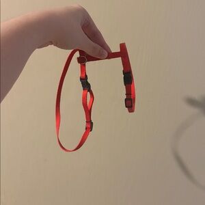 Adjustable Red Cat Harness Front Leg only